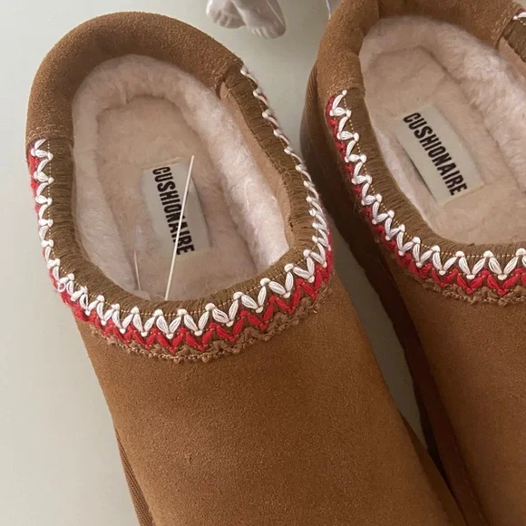 Anthropologie shoes Women's Huggy Genuine Suede Platform Mule with Memory Foam - Picture 4 of 7